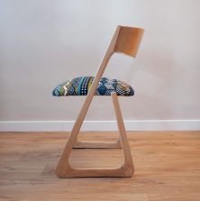 chaise vintage style baumann traineau