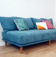 Banquette bleue