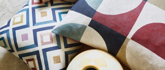 Coussins décoratifs à motifs géométriques